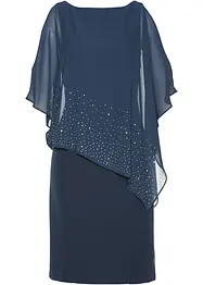 Fodralklänning med glitterstenar, premium, bonprix