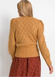 Cardigan med breda muddar, bonprix