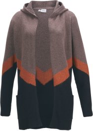 Lång cardigan med colour blocking-look, bpc bonprix collection
