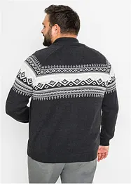 Lusemönstrad cardigan med bomull, bonprix