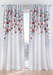 Gardinlängd med julmönster (1-pack), bonprix