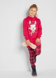 Sweatshirt och leggings för flickor (2 delar), ekologisk bomull, bpc bonprix collection