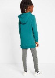 Sweatshirt och leggings för flickor (2 delar), ekologisk bomull, bpc bonprix collection