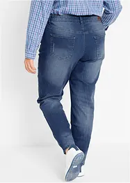 Stretchiga boyfriendjeans med medelhög midja, bonprix