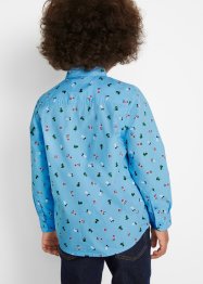 Långärmad skjorta med fluga för pojkar (2 delar), bpc bonprix collection
