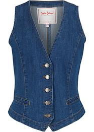 Stretchig jeansväst, John Baner JEANSWEAR