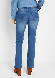 Stretchjeans med medelhög midja, bootcut, bonprix