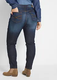 Stretchiga skinny-jeans med medelhög midja, bonprix