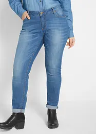 Stretchiga skinny-jeans med medelhög midja, bonprix