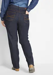 Stretchjeans med hög midja, raka ben, bonprix