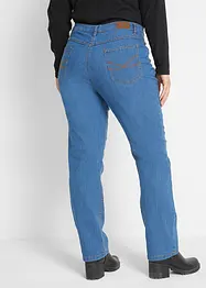 Stretchjeans med hög midja, raka ben, bonprix