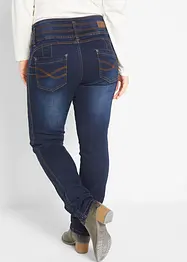 Formande jeans med hög midja, smal passform, bonprix