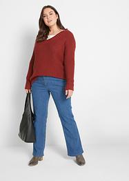 Bekväma stretchjeans i bootcutmodell, John Baner JEANSWEAR