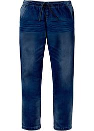 Stretchiga trikåjeans, smal passform, raka ben, John Baner JEANSWEAR