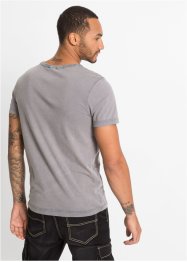Lättskött T-shirt i bomull, smal passform, RAINBOW