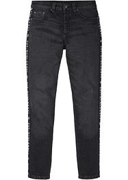 Stretchjeans, smal passform, raka ben, RAINBOW