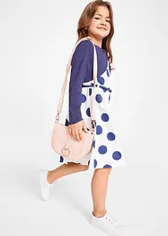 Klänning + skärp + bolero för barn (3 delar), bonprix