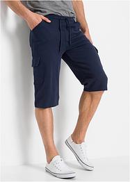 Långa sweatbermudas med cargofickor, normal passform, RAINBOW