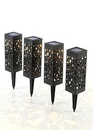 Trädgårdsspjut "Ornament" med solceller (4-pack), bpc living bonprix collection
