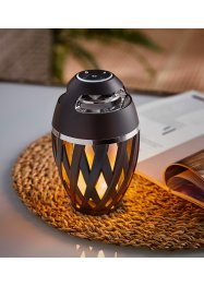LED-prydnadslampa med flameffekt och Bluetooth-högtalare, bpc living bonprix collection