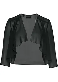 Chiffongbolero med återvunnen polyester, bonprix