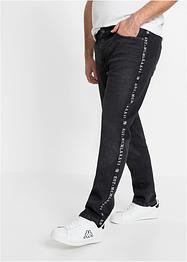Stretchjeans, smal passform, raka ben, RAINBOW