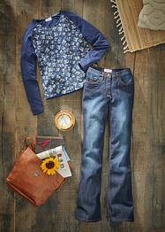 Bekväma stretchjeans, BOOTCUT, John Baner JEANSWEAR