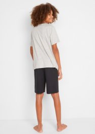 Pyjamas med T-shirt och shorts för barn (2-pack), bonprix