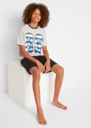 Pyjamasset med T-shirt och shorts för pojkar (2-pack), bpc bonprix collection
