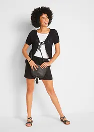 Virkad bolero i kort modell, bonprix