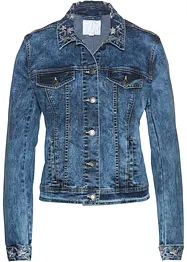 Jeansjacka med broderi, bonprix