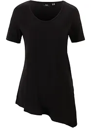 Asymmetrisk kortärmad longshirt, bonprix