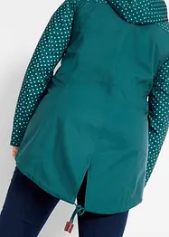 Mönstrad vattenavvisande softshelljacka, smal passform, bonprix