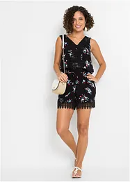 Playsuit med spets, bonprix