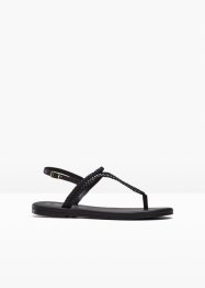 Flip flop-sandal i läder, bpc selection
