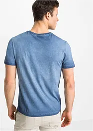 T-shirt med urtvättad look i ekologisk bomull, bonprix