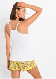 Pyjamas med shorts och smala axelband, bpc bonprix collection