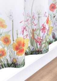 Cafégardin med digitaltryckta blommor, bpc living bonprix collection