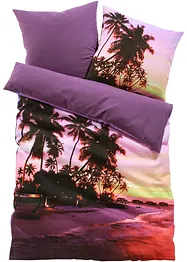 Vändbart påslakanset med strandmotiv, bonprix