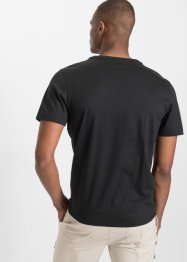 T-shirt i ekologisk bomull, smal passform, RAINBOW