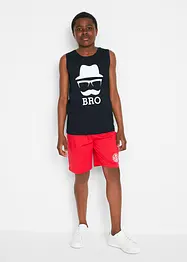 Linne och shorts för barn (2 delar) i ekologisk bomull, bonprix