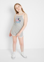 Jumpsuit för flickor, i ekologisk bomull, bpc bonprix collection