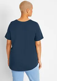 Bomulls-T-shirt med maritimt tryck, bonprix