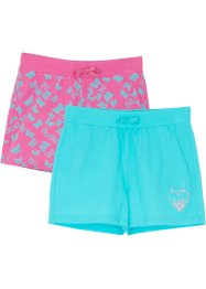 Shorts för flickor (2-pack), bpc bonprix collection