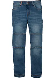 Stretchjeans Mid Waist med förstärkt knäparti, bonprix