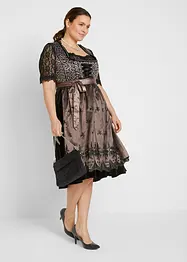 Leopardmönstrad dirndl, bonprix