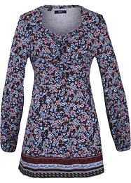 Tunika med blommigt mönster, bonprix
