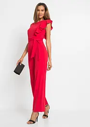 Jumpsuit med rosett, bonprix