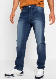 Jeans i ultra-soft-stretch, klassisk passform, avsmalnande, John Baner JEANSWEAR