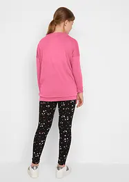 Longshirt + leggings för flickor (2 delar), bonprix